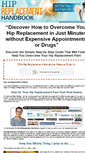 Mobile Screenshot of hipreplacementhandbook.com